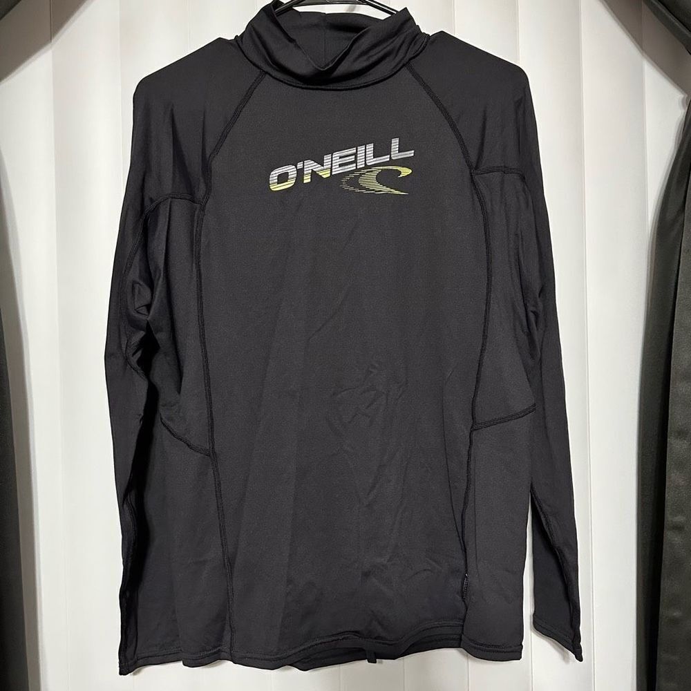 O’Neil MENS Black basic skins long sleeve, 50+ UV Block